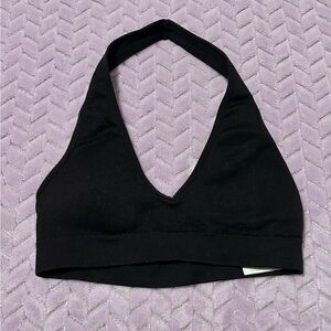 Aeropostale Black Halter Bralette